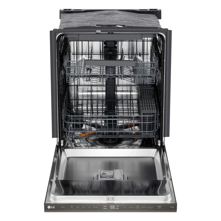 24" Top Control Dishwasher, FlushFit, 1-Hour Wash & Dry, QuadWash Pro, Pocket Handle - (LDNPM545D)