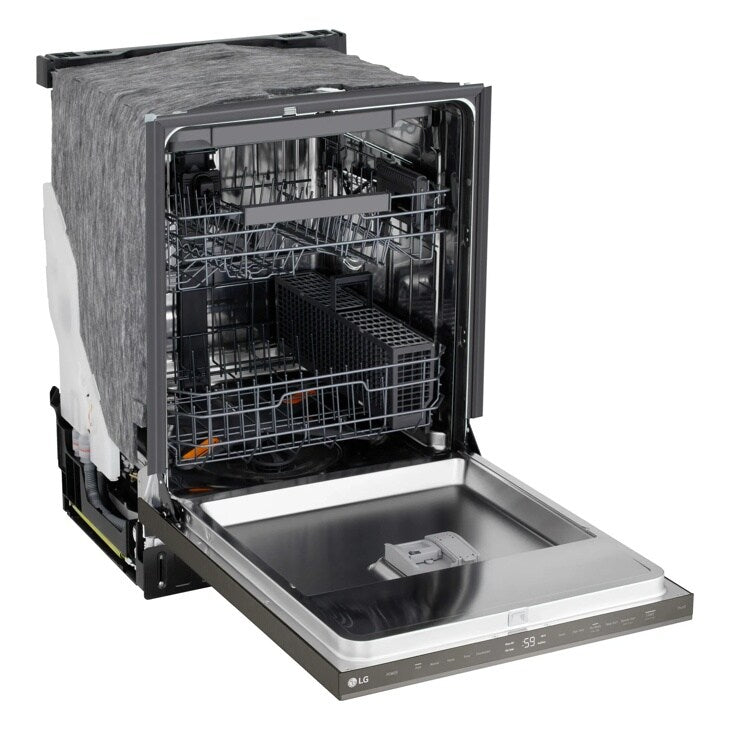 24" Top Control Dishwasher, FlushFit, 1-Hour Wash & Dry, QuadWash Pro, Pocket Handle - (LDNPM545D)