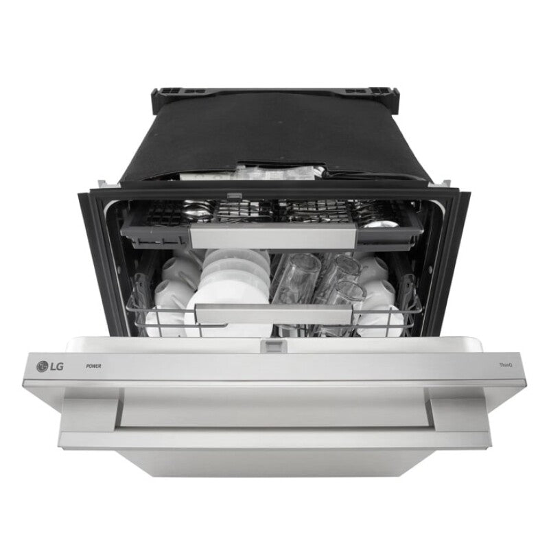 Smart Hidden Top Control Dishwasher with 1-Hour Wash & Dry, QuadWash® Pro, TrueSteam® and Dynamic Heat Dry™ w/AutoVent Dry™ - (LDNTH862S)