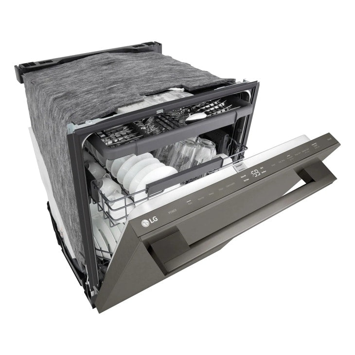 24" Top Control Dishwasher, FlushFit, 1-Hour Wash & Dry, QuadWash Pro, Towel Bar Handle - (LDNTM545D)