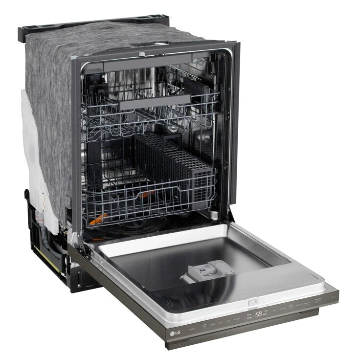 24" Top Control Dishwasher, FlushFit, 1-Hour Wash & Dry, QuadWash Pro, Towel Bar Handle - (LDNTM545D)