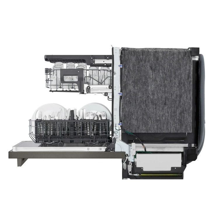 24" Top Control Dishwasher, FlushFit, 1-Hour Wash & Dry, QuadWash Pro, Towel Bar Handle - (LDNTM545D)