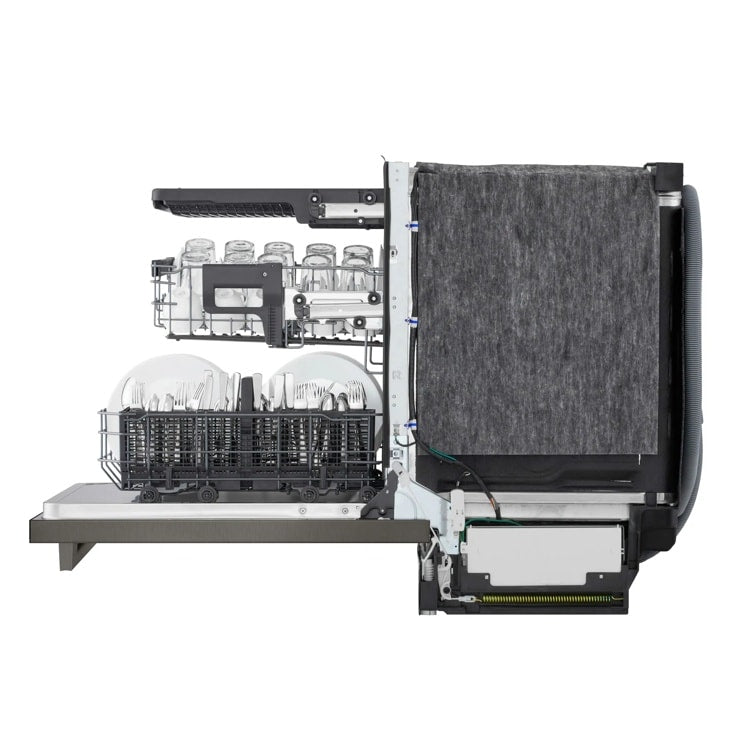 24" Top Control Dishwasher, FlushFit, 1-Hour Wash & Dry, QuadWash Pro, Towel Bar Handle - (LDNTM545D)