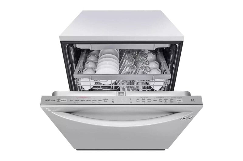 Top Control Smart wi-fi Enabled Dishwasher with QuadWash(TM) and TrueSteam(R) - (LDT6809SS) - LG