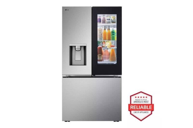 26 cu. ft. Smart Counter-Depth MAX™ French Door Refrigerator with InstaView® Door-in-Door® - (LF26C6360S)