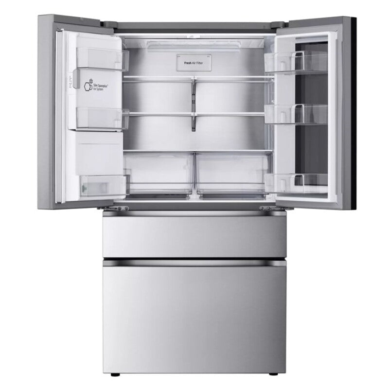 29 cu. ft. Smart InstaView(R) Standard-Depth MAX(TM) 4-Door French Door Refrigerator with Full-Convert Drawer(TM) - (LF29S8250S) - LG