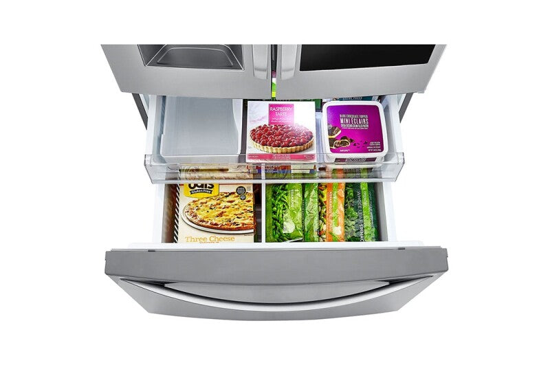 22 cu. ft. Smart wi-fi Enabled InstaView™ Door-in-Door® Counter-Depth Refrigerator - (LFXC22596S)
