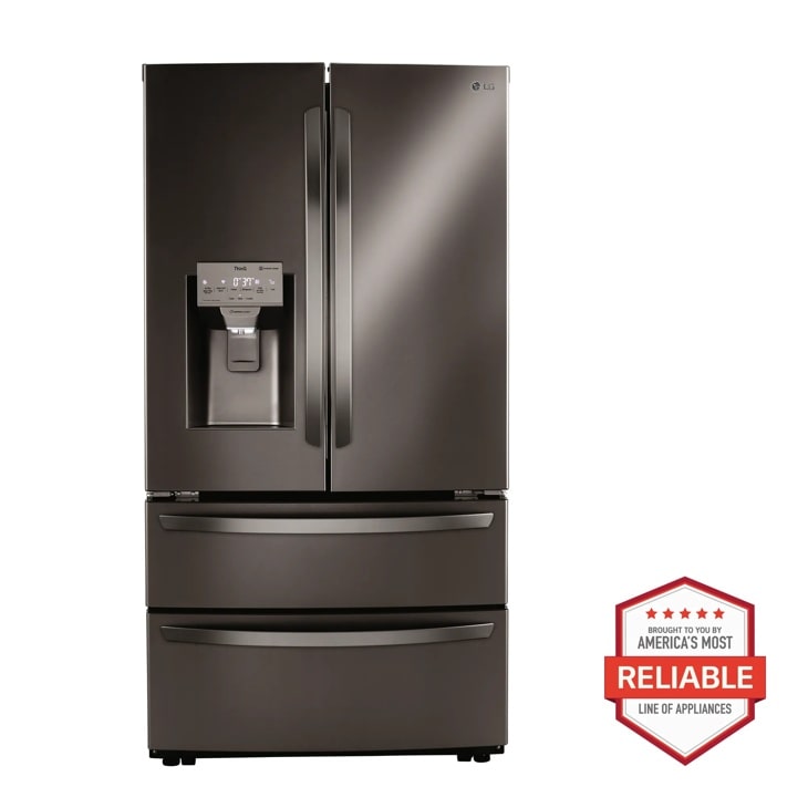 22 cu ft. Smart Counter Depth Double Freezer Refrigerator - (LMXC22626D) - LG