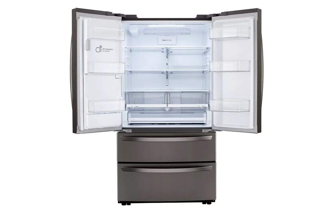22 cu ft. Smart Counter Depth Double Freezer Refrigerator - (LMXC22626D) - LG