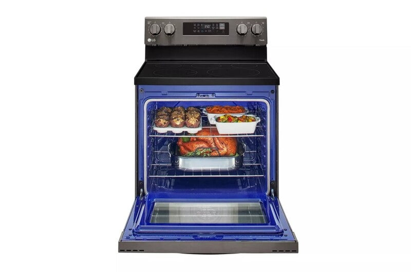 6.3 cu ft. Smart Wi-Fi Enabled Fan Convection Electric Range with Air Fry & EasyClean(R) - (LREL6323D) - LG
