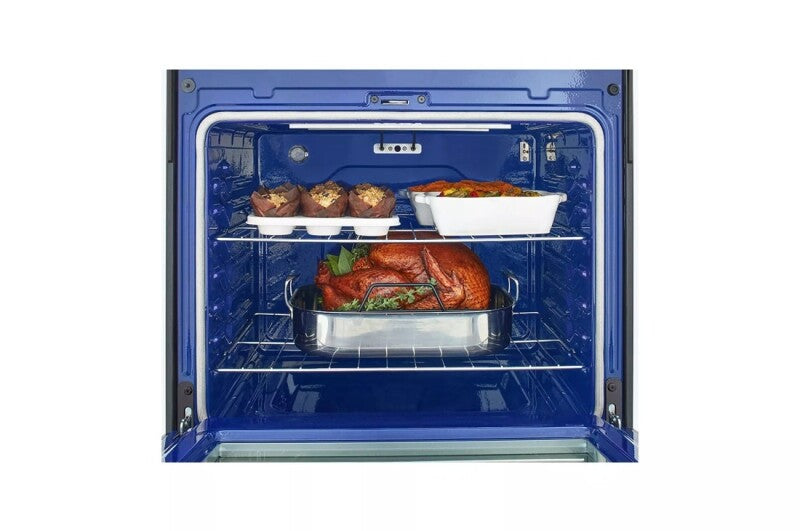 6.3 cu ft. Smart Wi-Fi Enabled Fan Convection Electric Range with Air Fry & EasyClean(R) - (LREL6323D) - LG