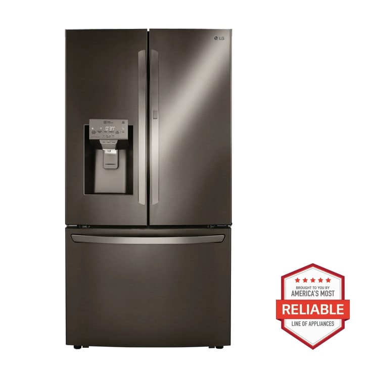 24 cu. ft. Smart wi-fi Enabled Door-in-Door(R) Counter-Depth Refrigerator with Craft Ice(TM) Maker - (LRFDC2406D) - LG