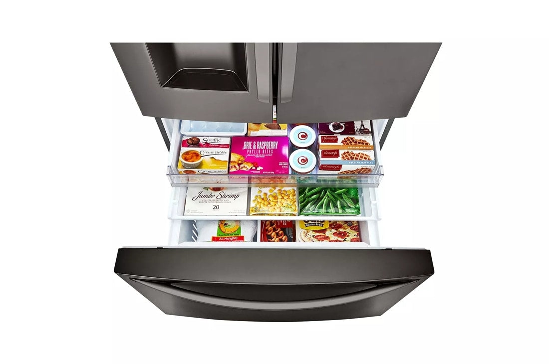 24 cu. ft. Smart wi-fi Enabled Door-in-Door(R) Counter-Depth Refrigerator with Craft Ice(TM) Maker - (LRFDC2406D) - LG