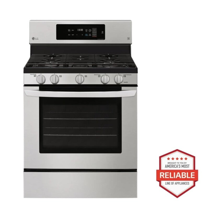5.4 cu. ft. Gas Single Oven Range with Fan Convection and EasyClean(R) - (LRG3194ST)