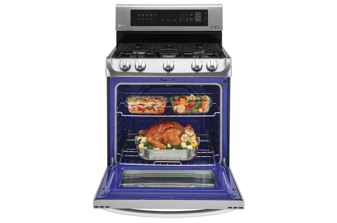 6.3 cu. ft. Gas Single Oven Range with ProBake Convection® and EasyClean® - (LRG4113ST)