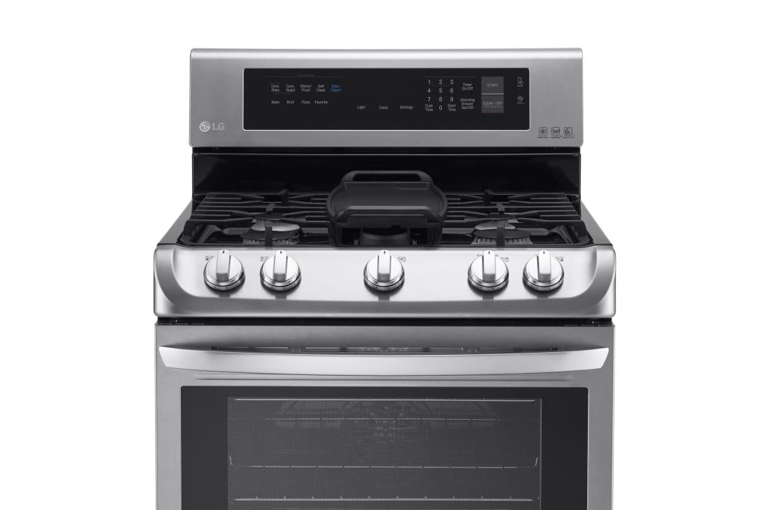 6.3 cu. ft. Gas Single Oven Range with ProBake Convection®, EasyClean® and Warming Drawer - (LRG4115ST)