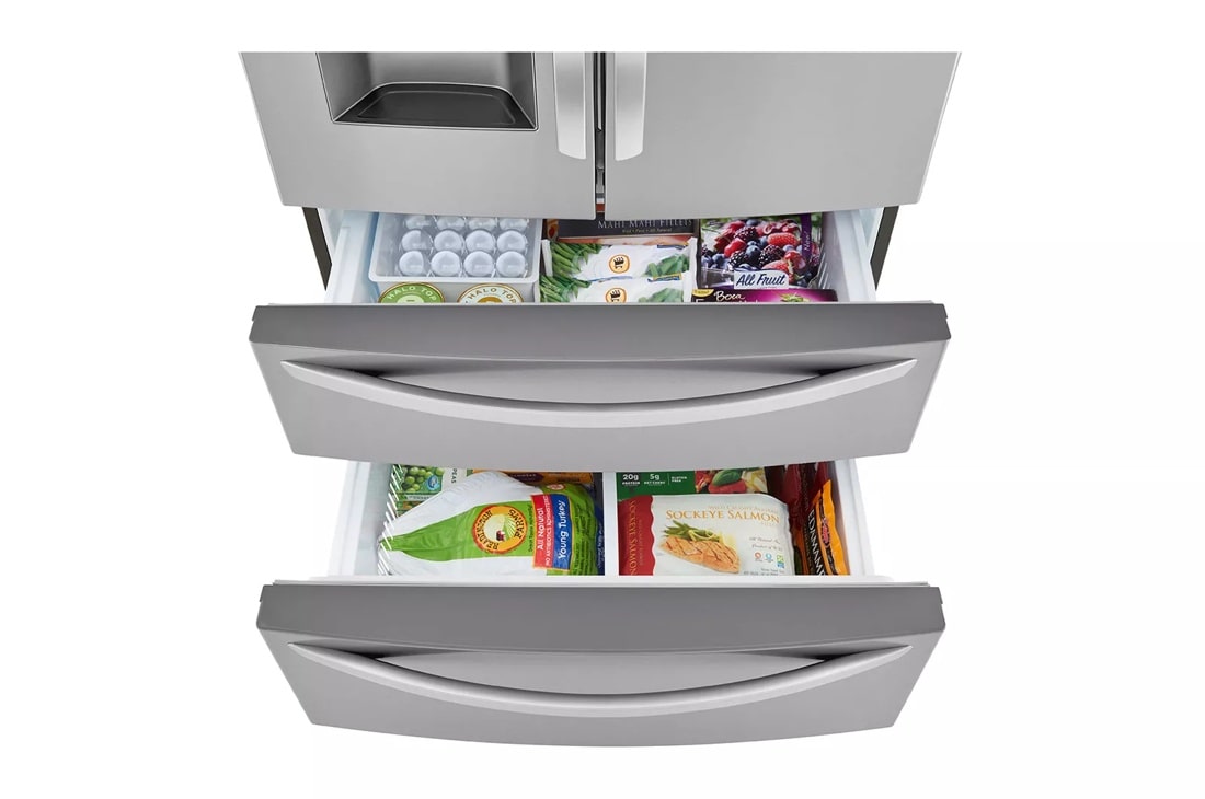 28 cu ft. Smart Double Freezer Refrigerator with Craft Ice™ - (LRMXS2806S)