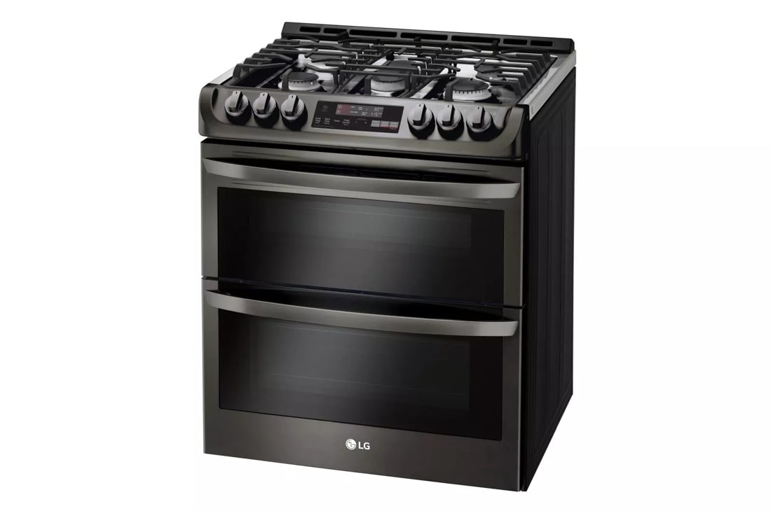 6.9 cu. ft. Smart wi-fi Enabled Gas Double Oven Slide-In Range with ProBake Convection® and EasyClean® - (LTG4715BD)