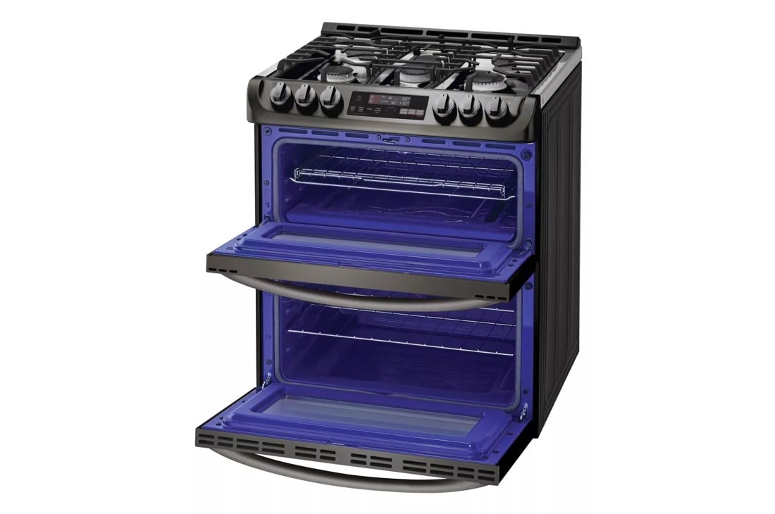 6.9 cu. ft. Smart wi-fi Enabled Gas Double Oven Slide-In Range with ProBake Convection® and EasyClean® - (LTG4715BD)