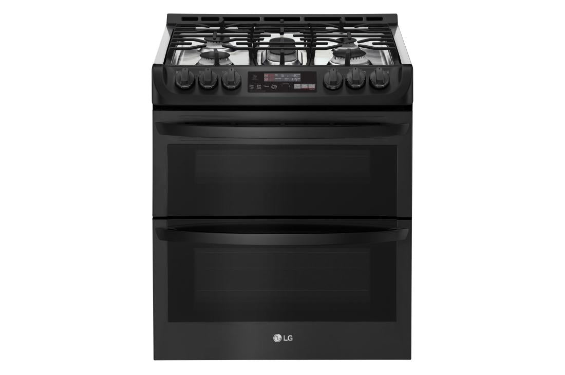 6.9 cu. ft. Smart wi-fi Enabled Gas Double Oven Slide-In Range with ProBake Convection® and EasyClean® - (LTG4715BM)