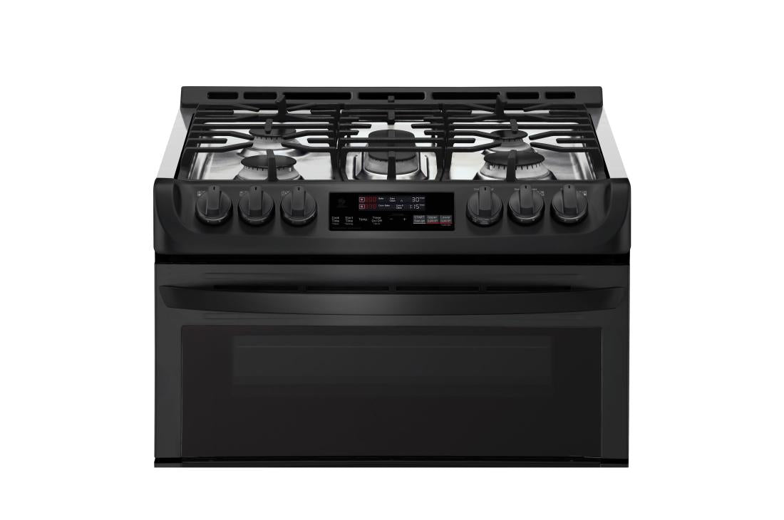 6.9 cu. ft. Smart wi-fi Enabled Gas Double Oven Slide-In Range with ProBake Convection® and EasyClean® - (LTG4715BM)