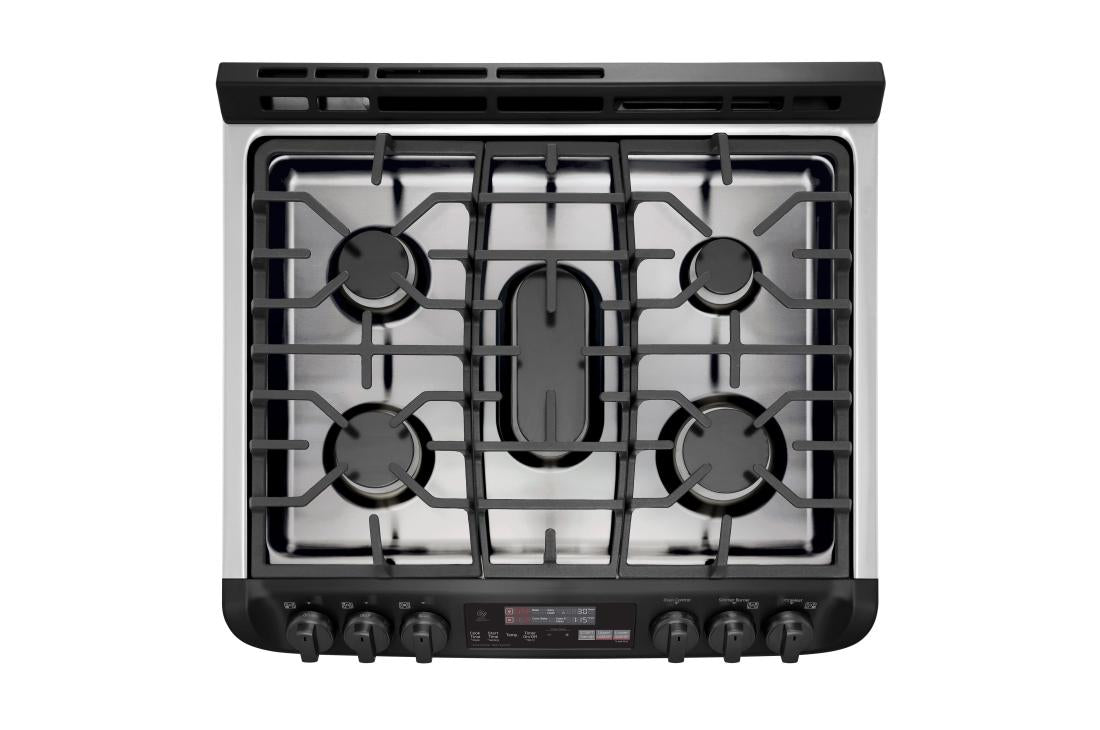 6.9 cu. ft. Smart wi-fi Enabled Gas Double Oven Slide-In Range with ProBake Convection® and EasyClean® - (LTG4715BM)