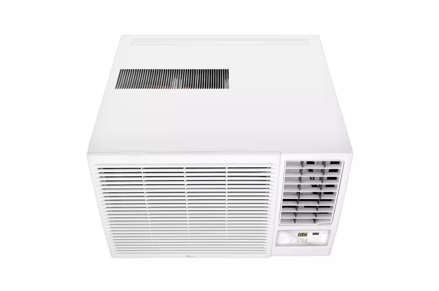 LG 12,200 BTU 230/208-Volt Window Air Conditioner Unit Cools 570 sq. ft. w/ Heater, Wi-Fi Enabled and Dehumidifier in White