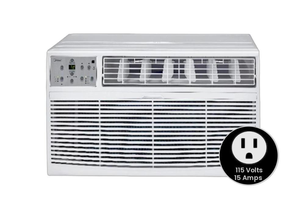 8,000 BTU 115V Through the Wall Air Conditioner with Heat - (MAT08H1ZWT)
