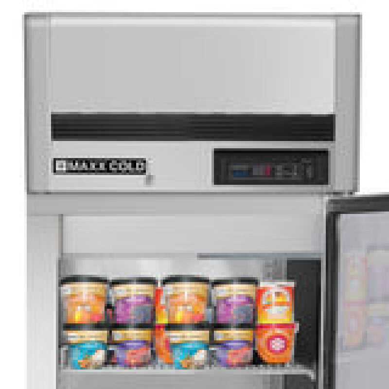 Maxx Cold Single Door Reach-In Freezer, Top Mount, 23 cu. ft., Energy Star, Stainless Steel - (MCFT23FDHC)