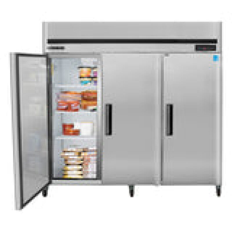Maxx Cold Triple Door Reach-In Freezer, Top Mount, 72 cu. ft., Energy Star, Stainless Steel - (MCFT72FDHC)