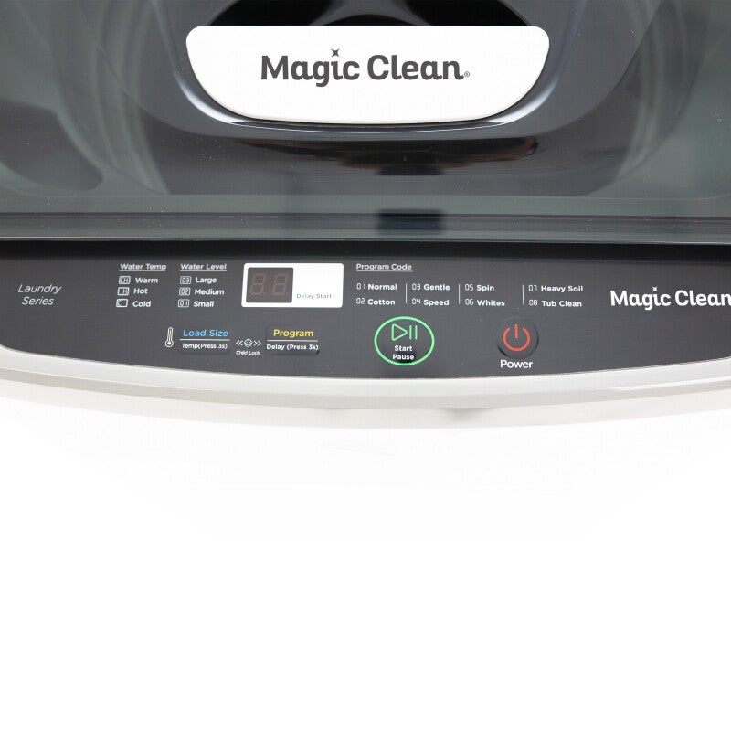 Magic Clean 1.38 cu. ft. Compact Top Loader Washer Machine - (MCLW14WI) - AVANTI