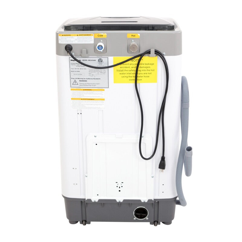 Magic Clean 1.38 cu. ft. Compact Top Loader Washer Machine - (MCLW14WI) - AVANTI