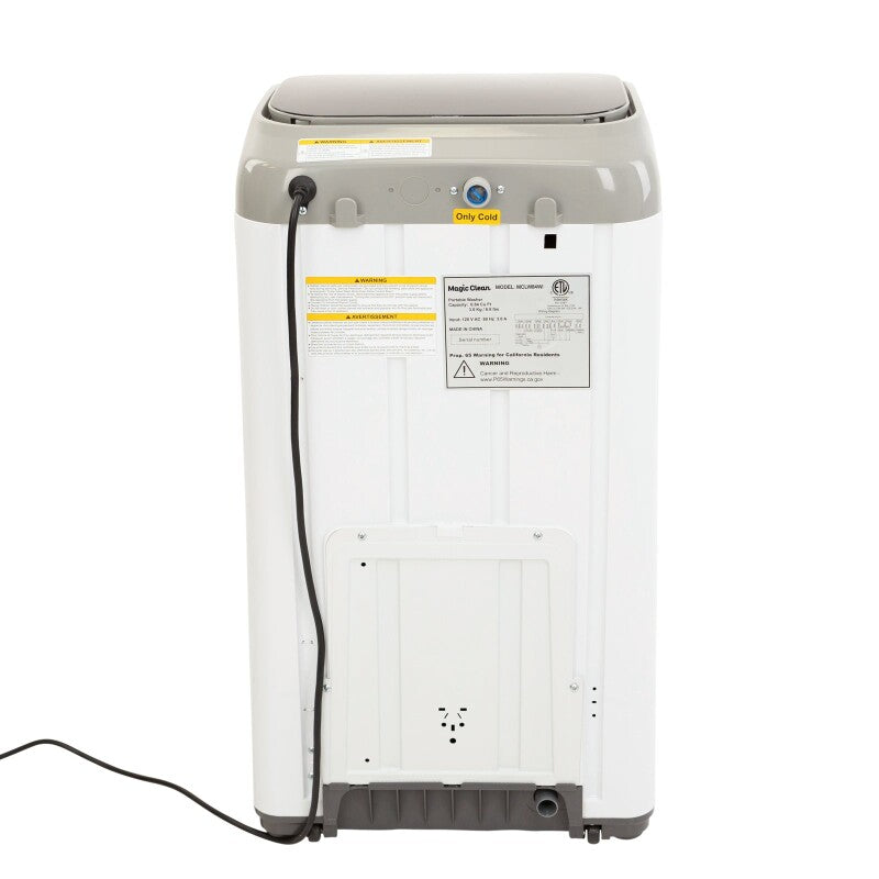 Magic Clean 0.84 cu. ft. Compact Top Loader Washer Machine - (MCLW84WI) - AVANTI