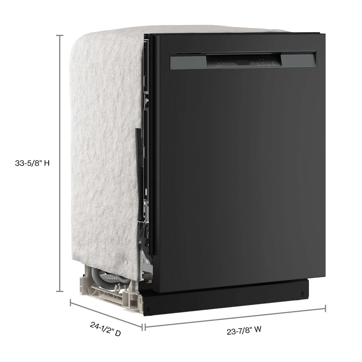 Front Control Dishwasher with PowerBlast® cycle and Heated Dry - (MDFS3924RB)