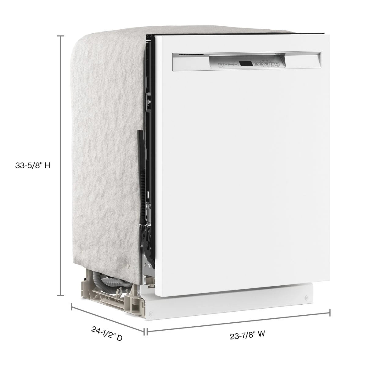 Front Control Dishwasher with PowerBlast® cycle and Heated Dry - (MDFS3924RW)