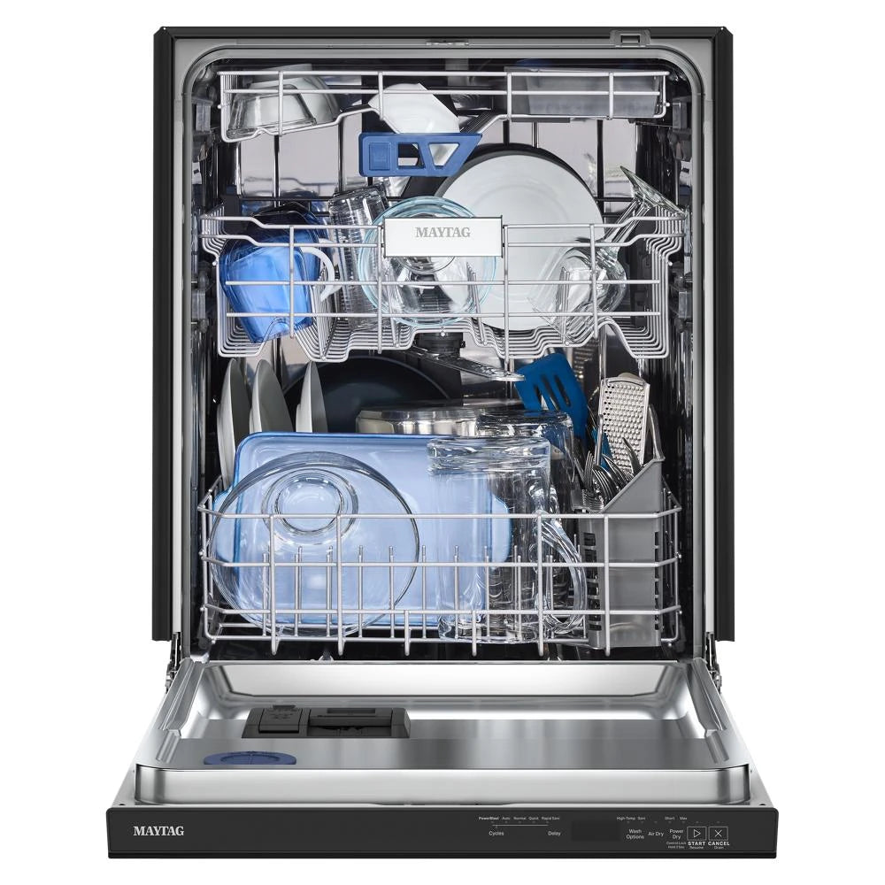 24 Inch Built-In Dishwasher With Power Dry, Sanitize Cycle, And Pocket Handle - (MDPS7024SB)