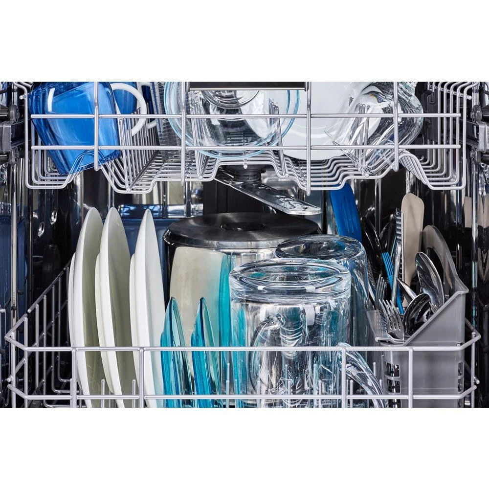 24 Inch Built-In Dishwasher With Power Dry, Sanitize Cycle, And Pocket Handle - (MDPS7024SW)