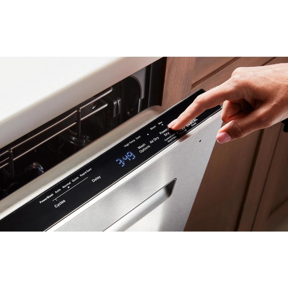 24 Inch Built-In Dishwasher With Power Dry, Sanitize Cycle, And Pocket Handle - (MDPS7024SW)