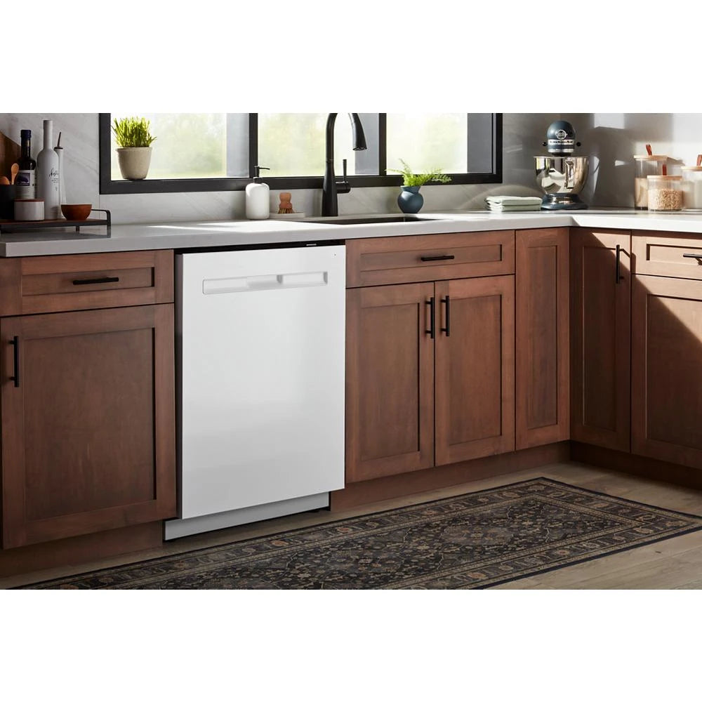 24 Inch Built-In Dishwasher With Power Dry, Sanitize Cycle, And Pocket Handle - (MDPS7024SW)
