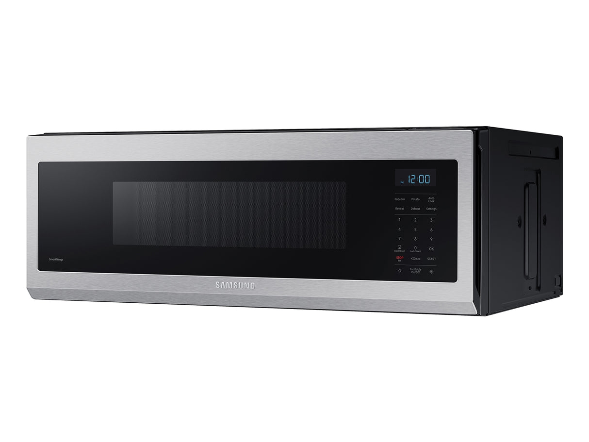 1.1 cu. ft. Smart SLIM Over-the-Range Microwave with 400 CFM Hood Ventilation, Wi-Fi & Voice Control - (ME11A7510DSAA)