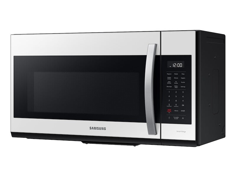 Bespoke Smart 1.9 cu. ft. Over-the-Range Microwave with Sensor Cook in White Glass - (ME19CB704112AA) - SAMSUNG