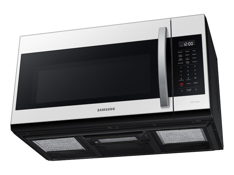 Bespoke Smart 1.9 cu. ft. Over-the-Range Microwave with Sensor Cook in White Glass - (ME19CB704112AA) - SAMSUNG
