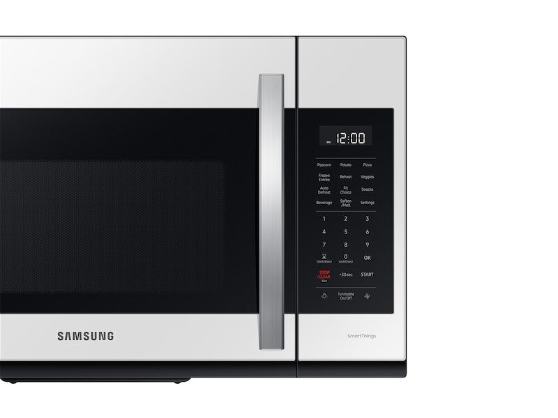 Bespoke Smart 1.9 cu. ft. Over-the-Range Microwave with Sensor Cook in White Glass - (ME19CB704112AA) - SAMSUNG