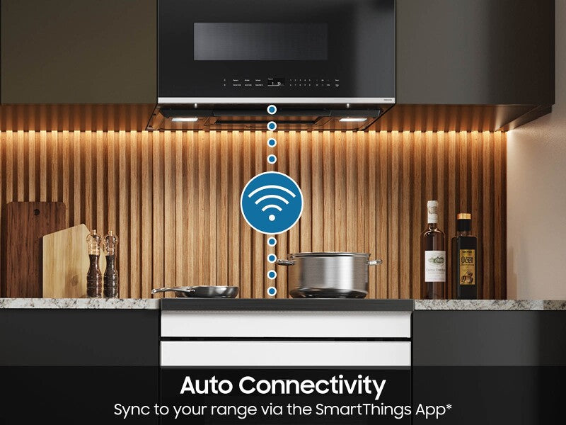 2.1 CF BESPOKE Over-the-Range Microwave, Auto Dim Glass Touch Controls - (ME21DB670012AA)