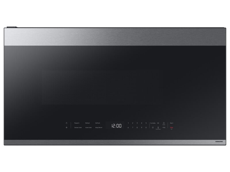 2.1 CF BESPOKE Over-the-Range Microwave, Edge to Edge Glass Display - (ME21DG6500SRAA)