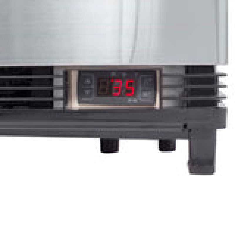 Maxx Cold 4-Sided Glass Merchandiser Refrigerator, Countertop/Floor Display, Black/Stainless Steel - (MECR31D)