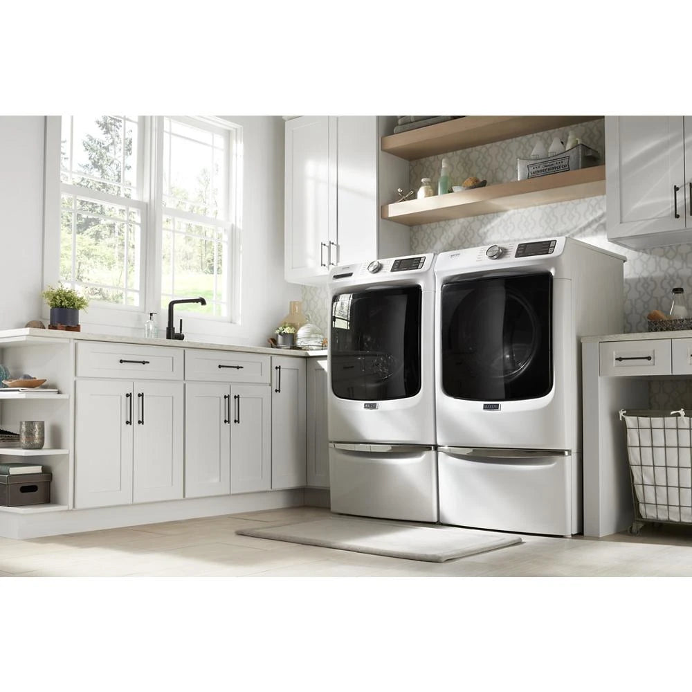 Front Load Electric Dryer with Extra Power and Quick Dry Cycle - 7.3 cu. ft. - (MED6630HW) - MAYTAG