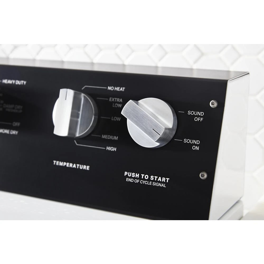 Commercial-Grade Residential Dryer - 7.4 cu. ft. - (MEDP585GW)
