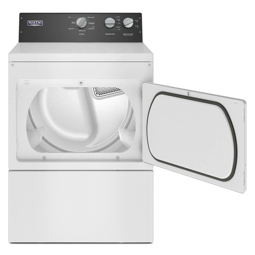Commercial-Grade Residential Dryer - 7.4 cu. ft. - (MEDP585GW)