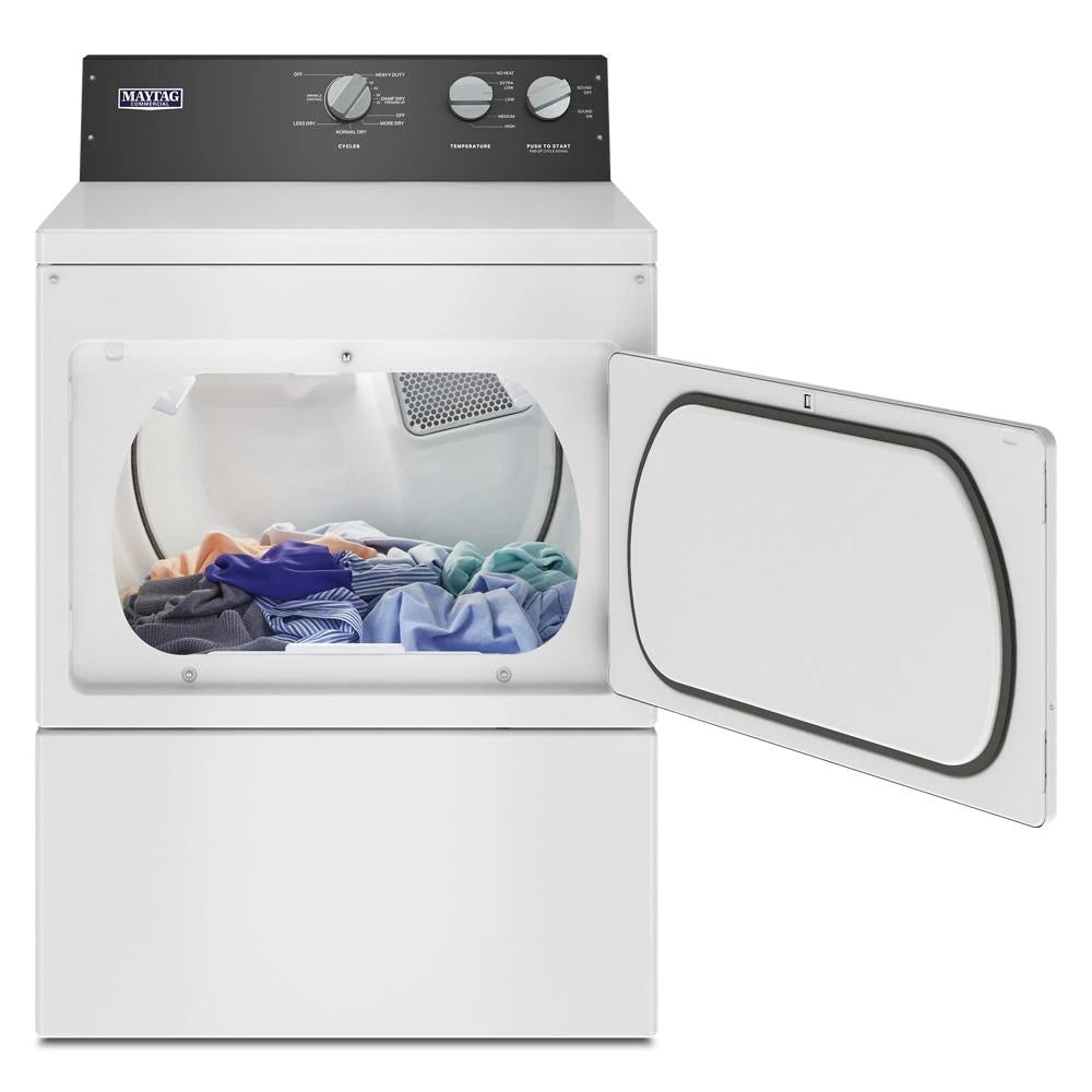 Commercial-Grade Residential Dryer - 7.4 cu. ft. - (MEDP585GW)